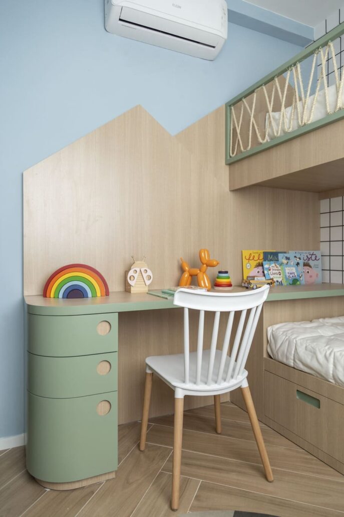 canto de estudos no quarto