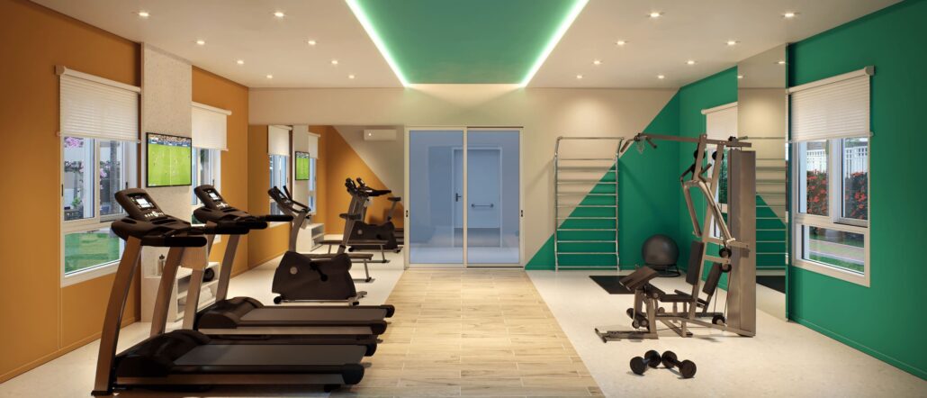 academia com aparelho